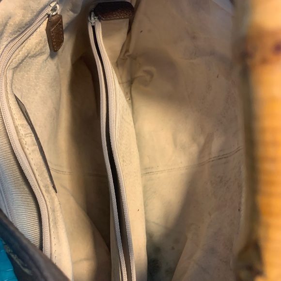 Tommy Bahama purse. 12 x 1 1/2 x 10. Suede interior with some use. - Picture 3 of 3